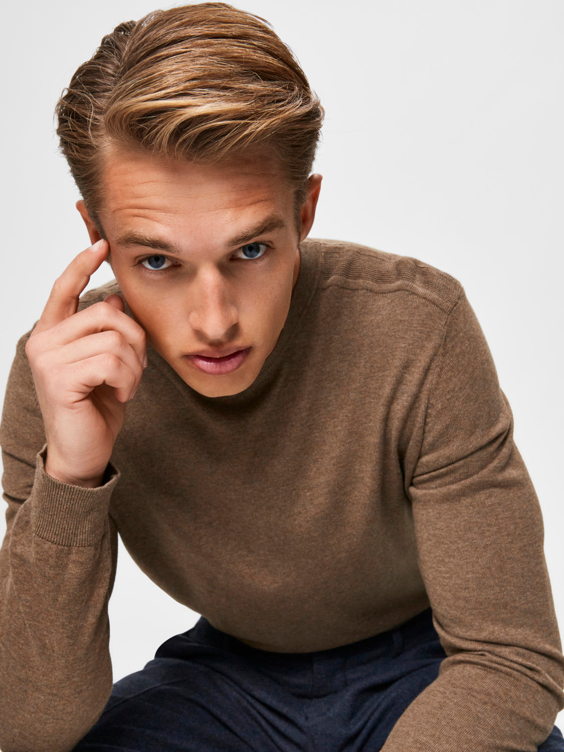 SLHBERG Pullover - teak